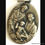 Miniatura: Signed Bouix Sterling French Catholic Medal Jesus Virgin Mary Joseph Holy Family