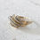 Thumbnail: Vintage 10k Gold Diamond Ring, Channel Set Baguette and Round, Estate Jewelry