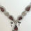 Miniatura: Handcrafted Mahogany Obsidian and Tiger Eye Gemstone Necklace Statement Jewelry