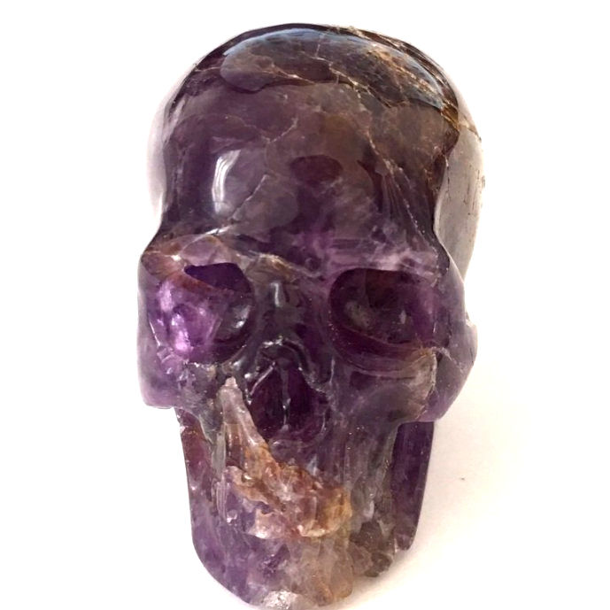 Thumbnail: Cacoxenite Amethyst Crystal Skull, Ascension, High Vibration, Psychic Energy