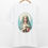 Miniatura: Virgin Mary T-Shirt Shabby French Madonna Ave Maria Art Tee Catholic Faith Gifts