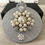Miniatura: Glam Chic Silver Glitter Rhinestone Ornament Christmas Décor
