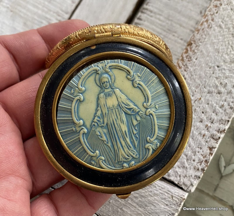 Thumbnail: Our Lady of Grace Rosary Box and Rosaries Vintage Catholic Religious gifts