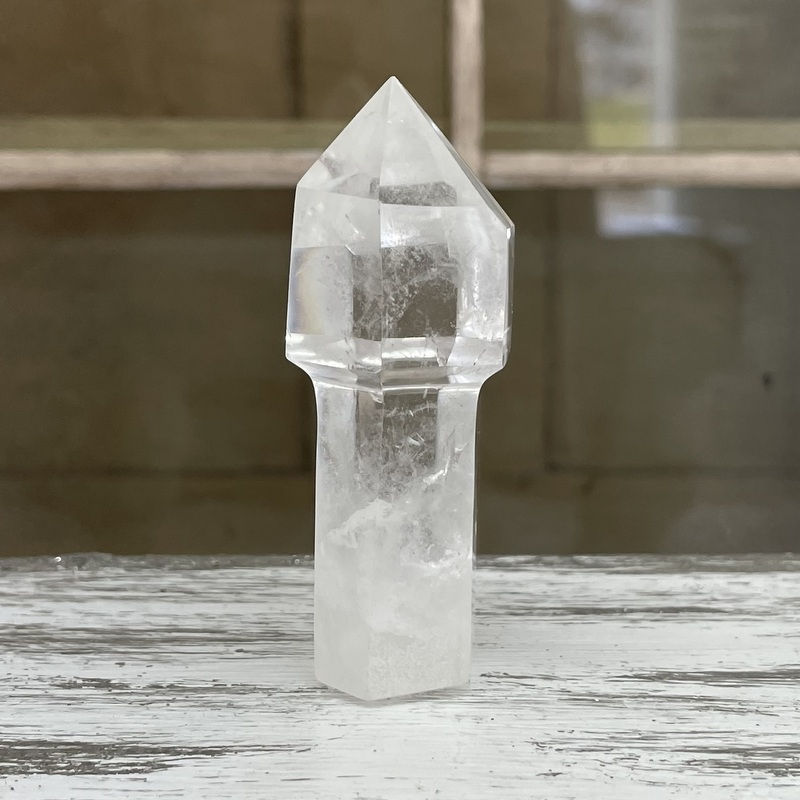Thumbnail: Water clear Scepter Quartz Crystal Personal Power Protection Manifestation