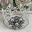 Miniatura: Filigree Rhinestone Crown for Bust Statue Doll Silver White Shabby French Crown
