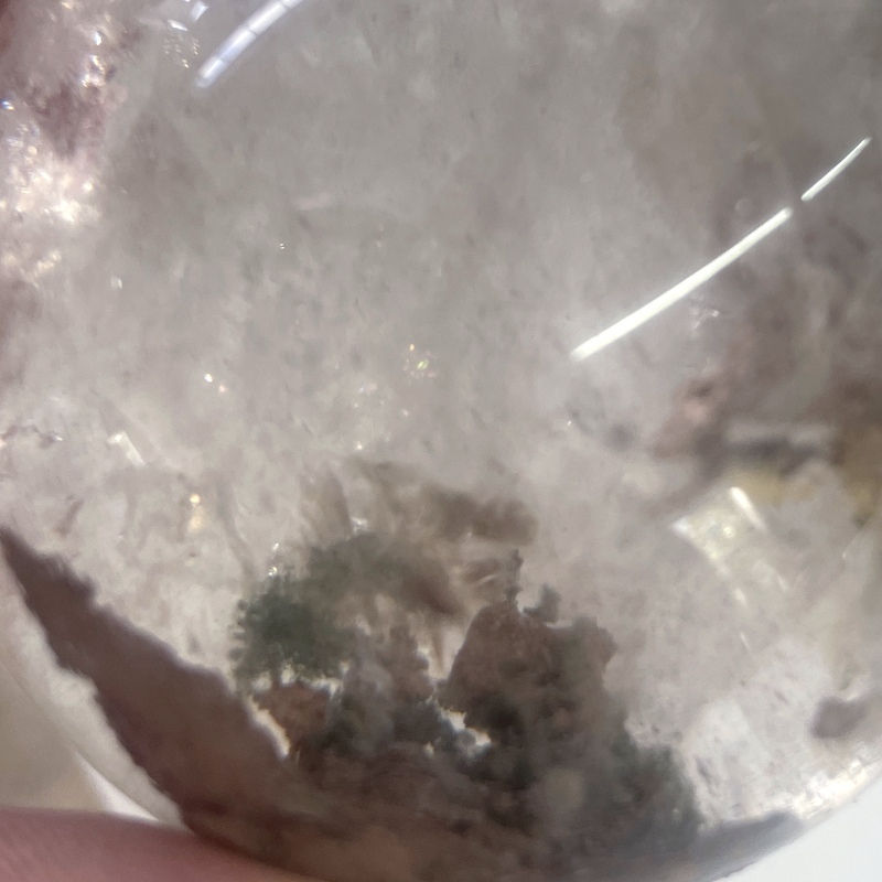 Thumbnail: Lodolite Quartz Sphere - Crystal Ball - Spiritual Growth - Healing Crystals