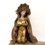 Miniatura: Kneeling Virgin Mary Statue Faux Silk & Velvet Fabric Rhinestone Robe