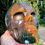 Miniatura: Large Colorful Moss Agate Crystal Skull, Hand carved Skull, Spiritual Realm
