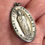 Miniatura: 1.5" Vintage Sterling Silver Saint Jude Medal Patron of those in desperate need