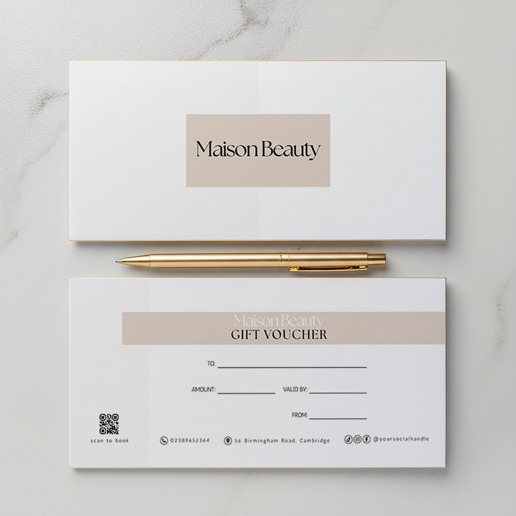 Serein — Gift Voucher Canva Template
