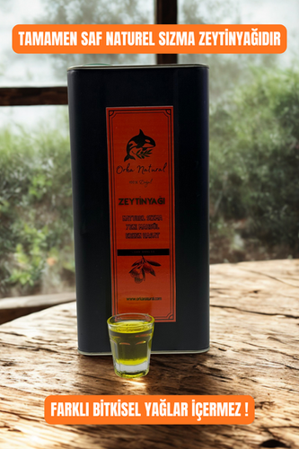 Erken Hasat Natürel Sızma Zeytinyağı (5000Ml) | Orka Natural