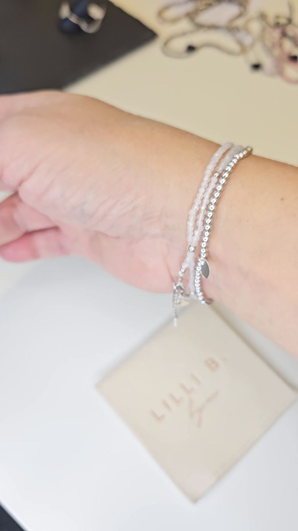 Miniatura: Bracelet Sofia double pierre de lune