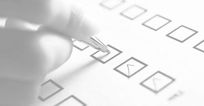 Imagem demonstrando preenchimento de um checklist