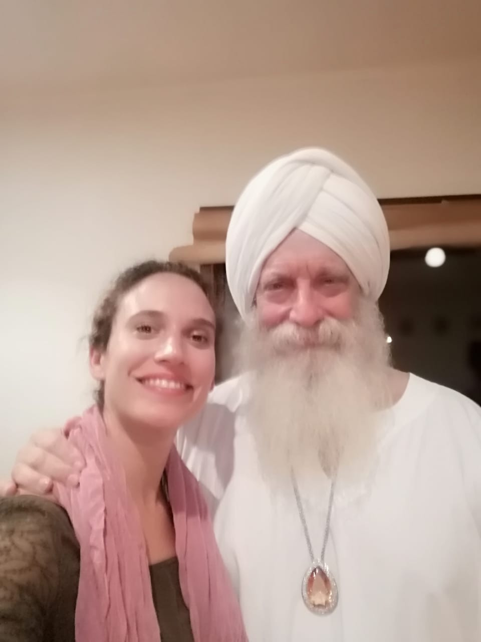 Selfie con Hari Nam Khalsa