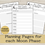 Thumbnail: planning pages for each moon phase
