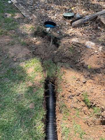College Station Drainage Installation Aggieland Lawn and Garden 