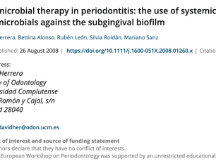 Antimicrobial therapy in periodontitis: the use of systemic antimicrobials