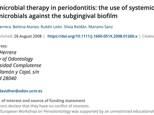 Antimicrobial therapy in periodontitis: the use of systemic antimicrobials 