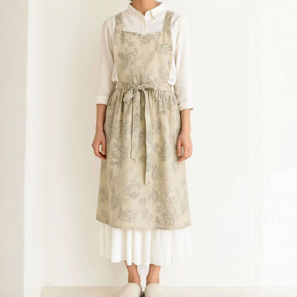 Thumbnail: Vintage Floral Apron