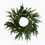Thumbnail: White Plum Berry Norfolk Cypress Real Touch Wreath - 14"