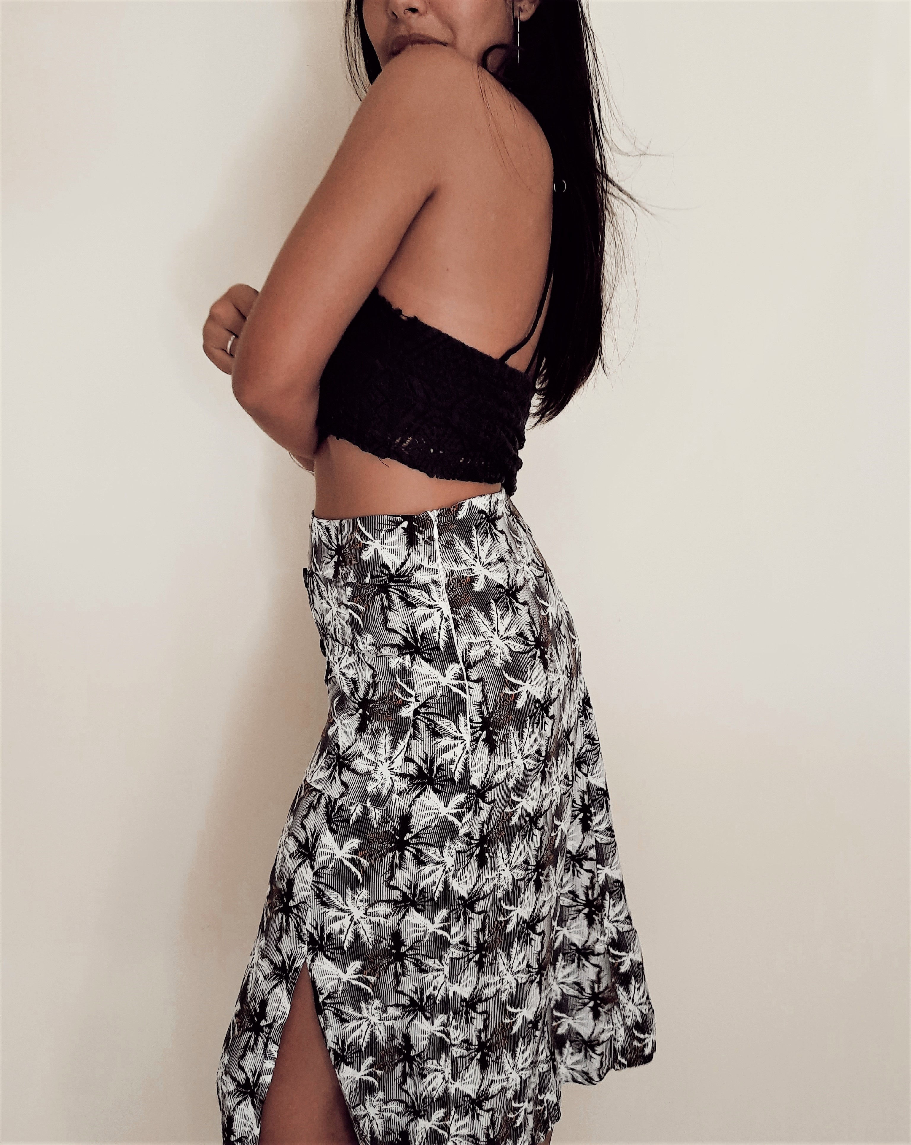 Saia estampada