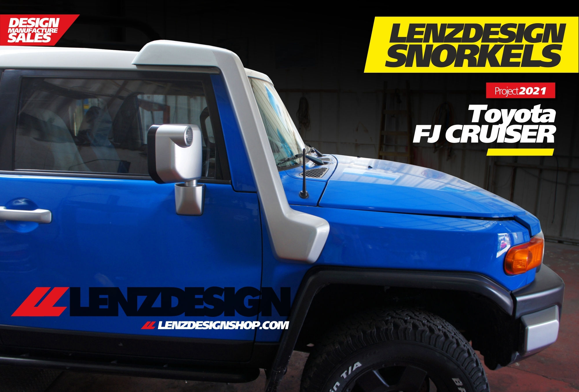 Toyota FJ Cruiser Lenzdesign Snorkel 2006-2017