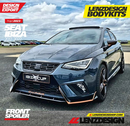 Oneway Heckdiffusor Für Seat Ibiza (6F) Ab 2017 - Schwarz Glänzend