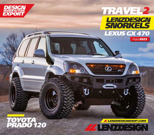 Lexus GX470 - Toyota Prado 120 SNORKEL TRAVEL2 LENZDESIGN | Lenzdesign