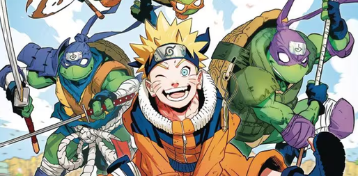 IDW Publishing anuncia crossover épico entre Tartarugas Ninja e Naruto