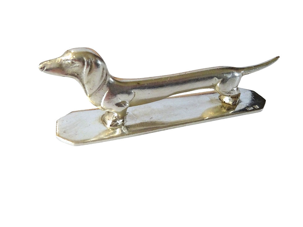 Miniature : 12 Porte-couteaux animaliers en bronze argenté