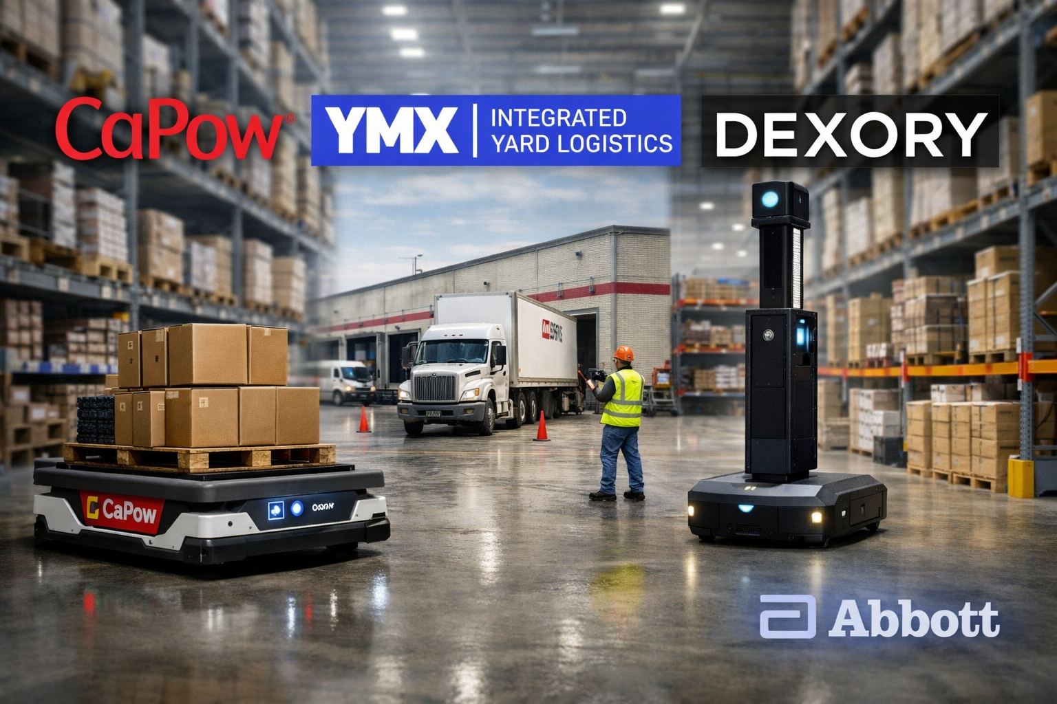 Innovative logistics: automation in action. CaPow; YMX; Abbott; Dexoty