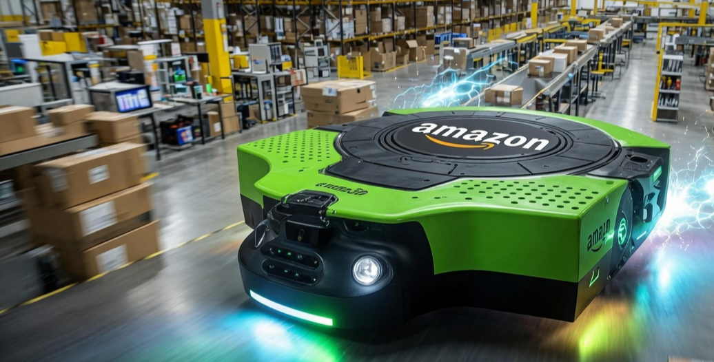 "You tell it what needs to be done. It figures out the priority, the route, the timing" - Amazon