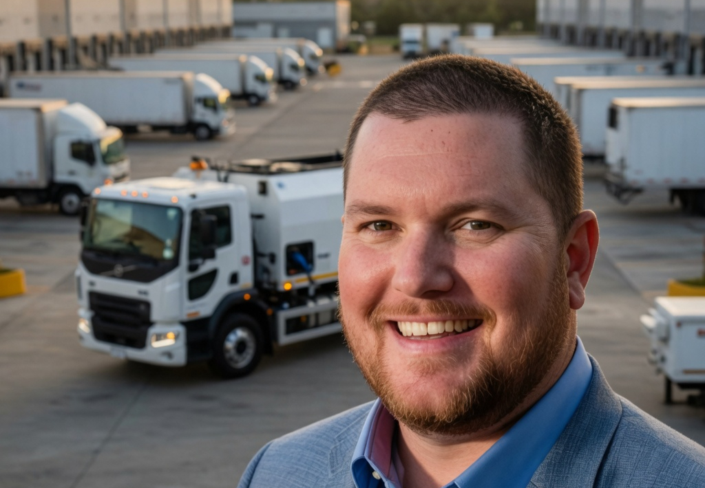 Chris Bennett, VP of EV, Energy, and Sustainability at Lazer Logistics: "Electric spotters are best use case for Class 8 battery electrification"