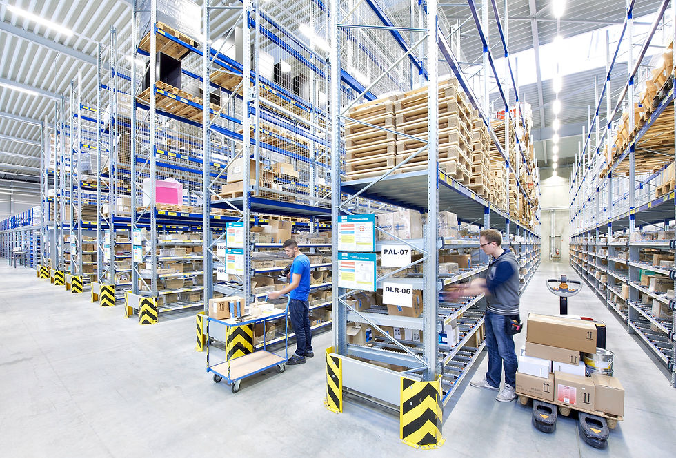BITO Small parts picking from pallet racks