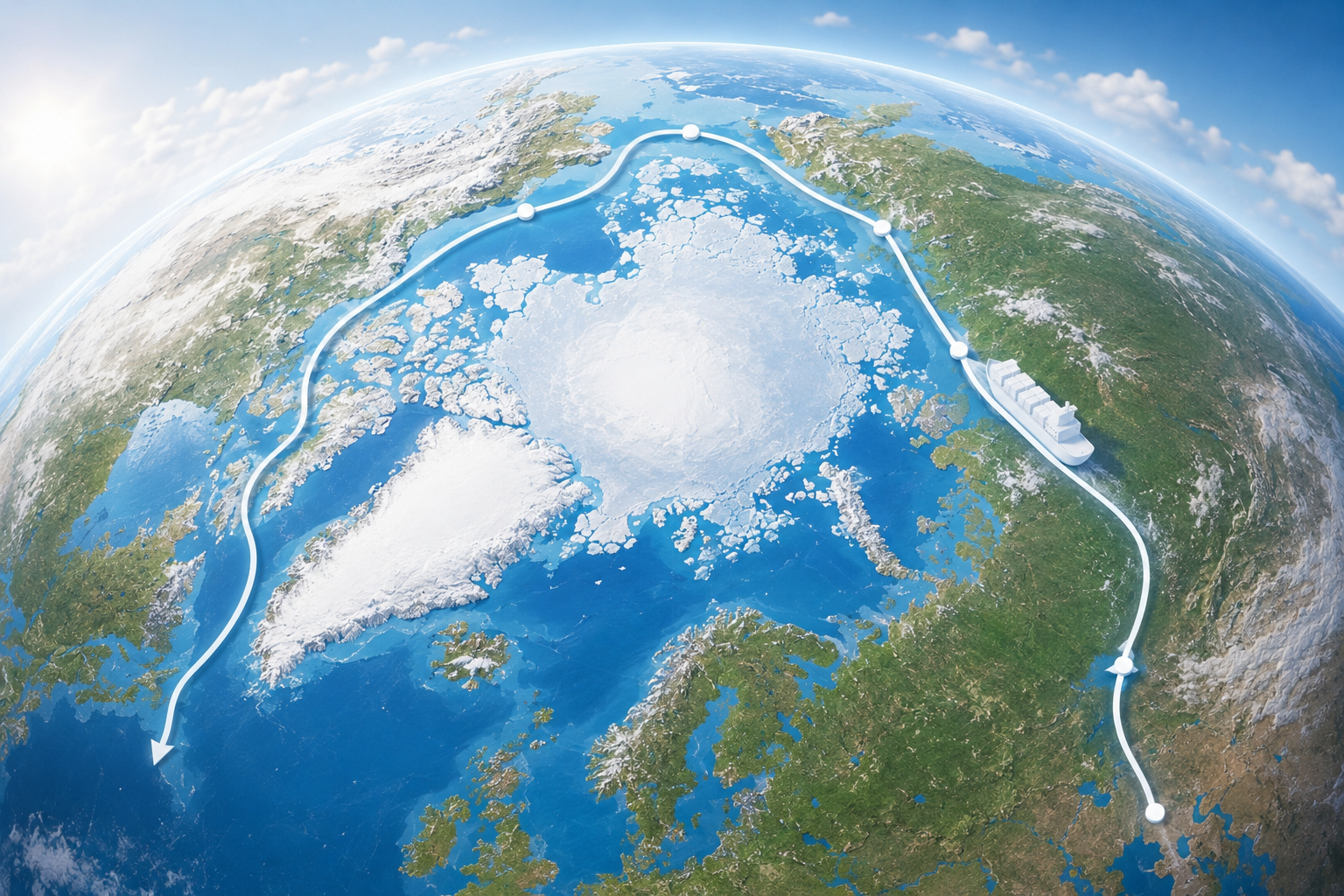 China Sends Cargo on First Regular Arctic Route to Europe. "Developing alternative corridors and building a more diversified shipping network have become an increasingly necessary choice"