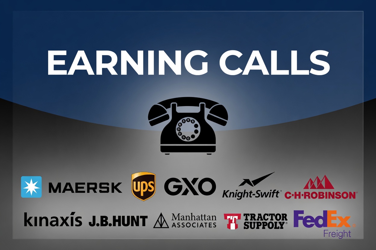 Earning Calls Q1 26: Maersk, UPS, GXO Logistics, Knight-Swift, C.H. Robinson, Kinaxis, J.B. Hunt, Manhattan Associates, Tractor Supply and FedEx Freight