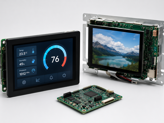 Custom embedded touchscreen display assembly for an OEM application in the United States