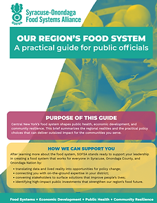 Our Region's Food System - A practical Guide fo Public Officials