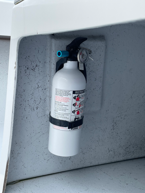 Entropy Boat Rentals Wilmington Beach Boat Rental Company Fire Extinguisher