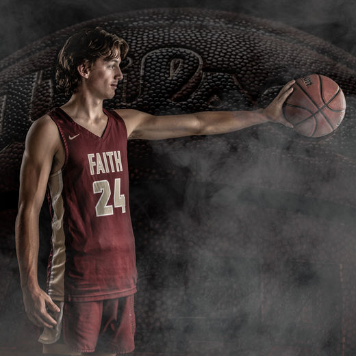 Sports basketball photographer for high school senior portrait for Arapahoe, Boulder, Castle View,