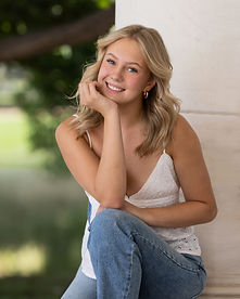 High school senior photoshoot downtown Denver Cheesman Park