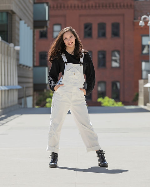High school senior photoshoot downtown Denver Union Station