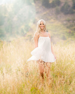 Chautauqua Park photoshoot for senior portraits