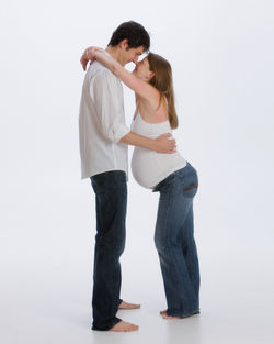 Husband and wife pregnancy portrait  in the Denver, Boulder, Parker area...jpg