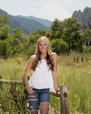 High school senior portraits Eldorado Canyon