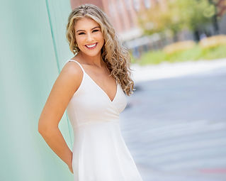 High school senior photoshoot downtown Denver