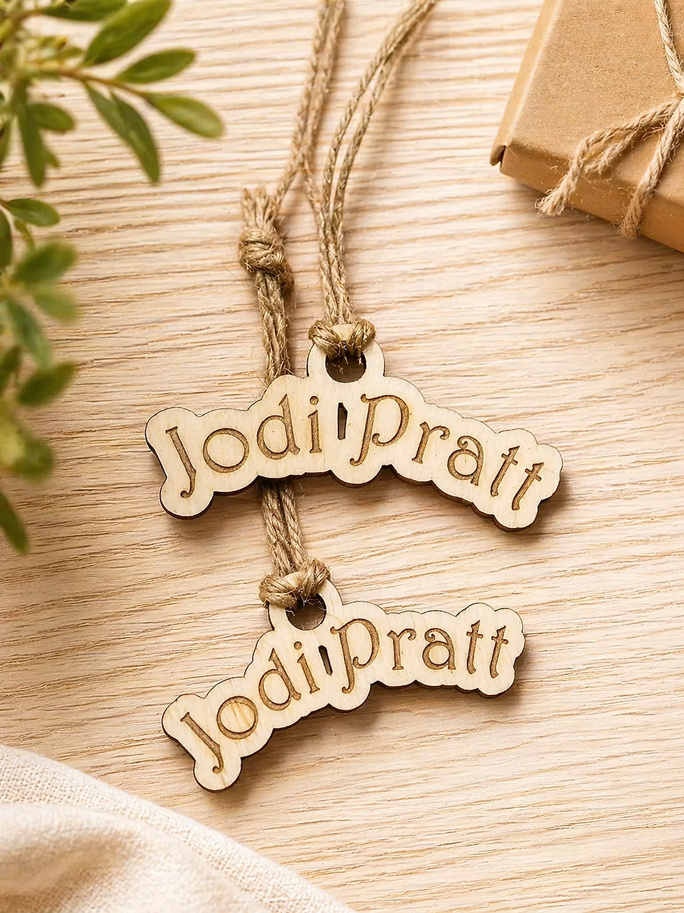 Personalize your gift giving with a their name on a gift tag.