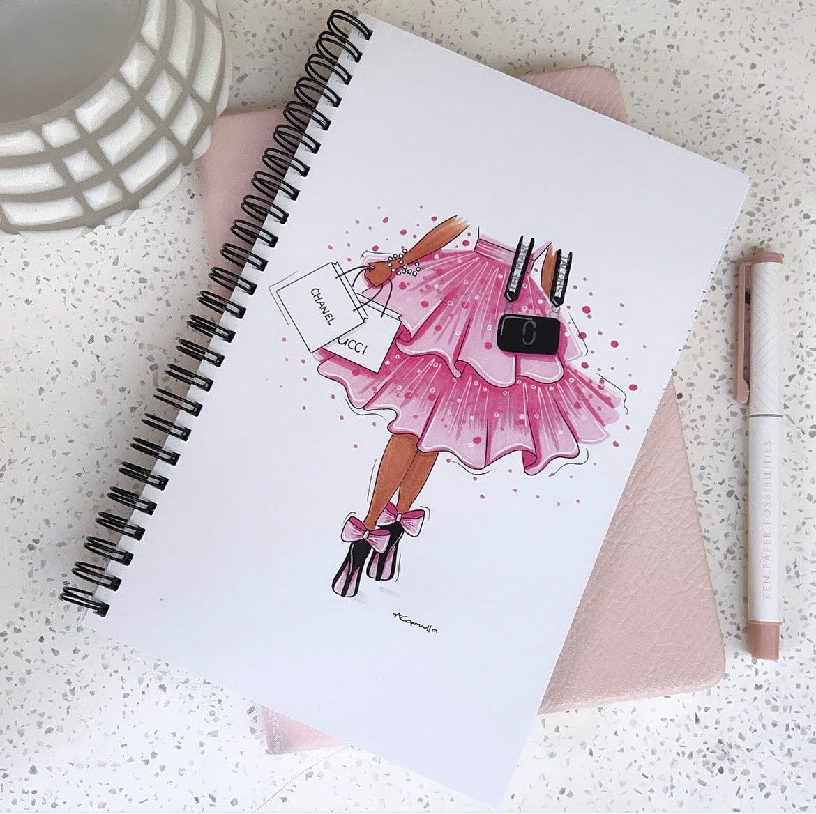 Pretty in Pink Notebook