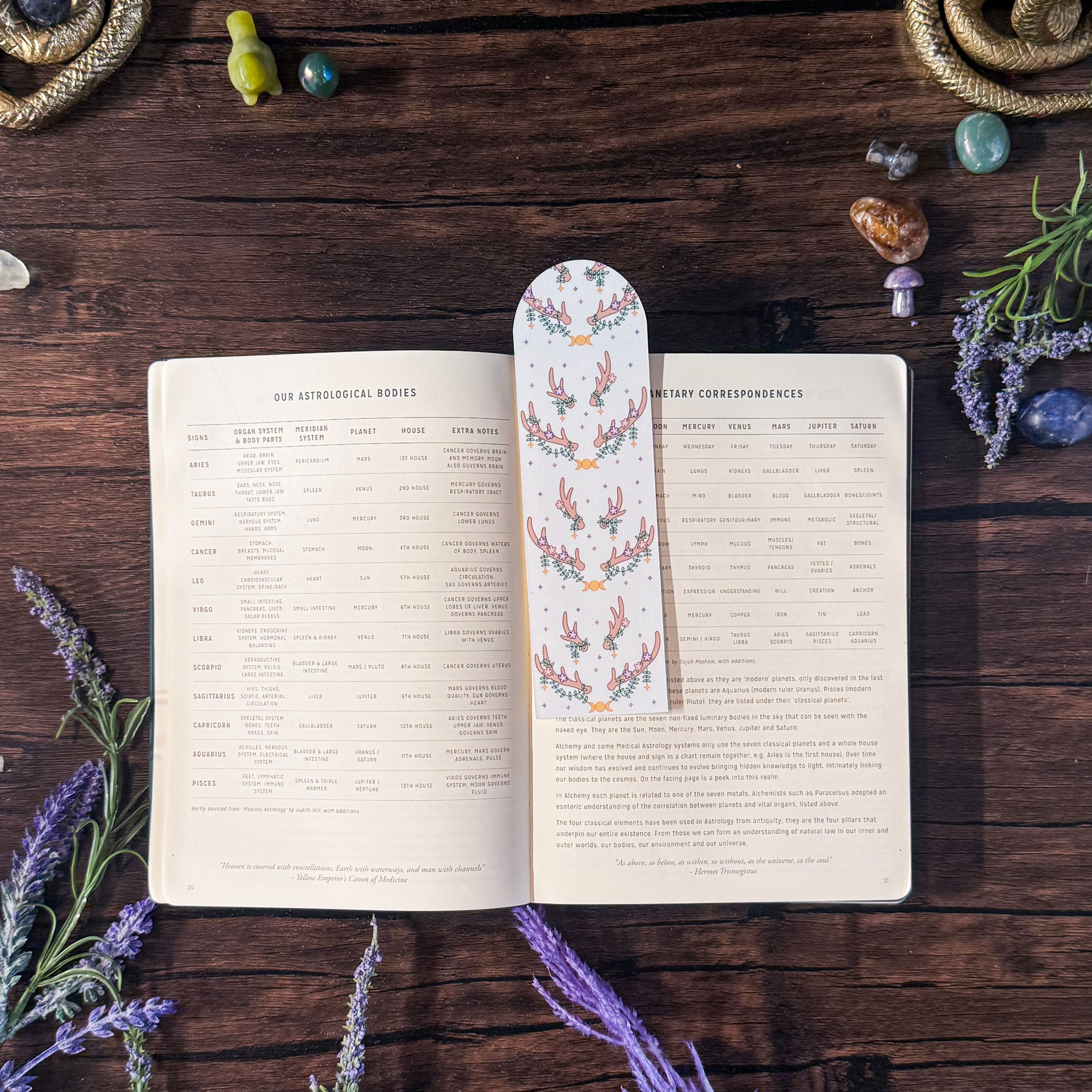 Buck Moon Bookmark