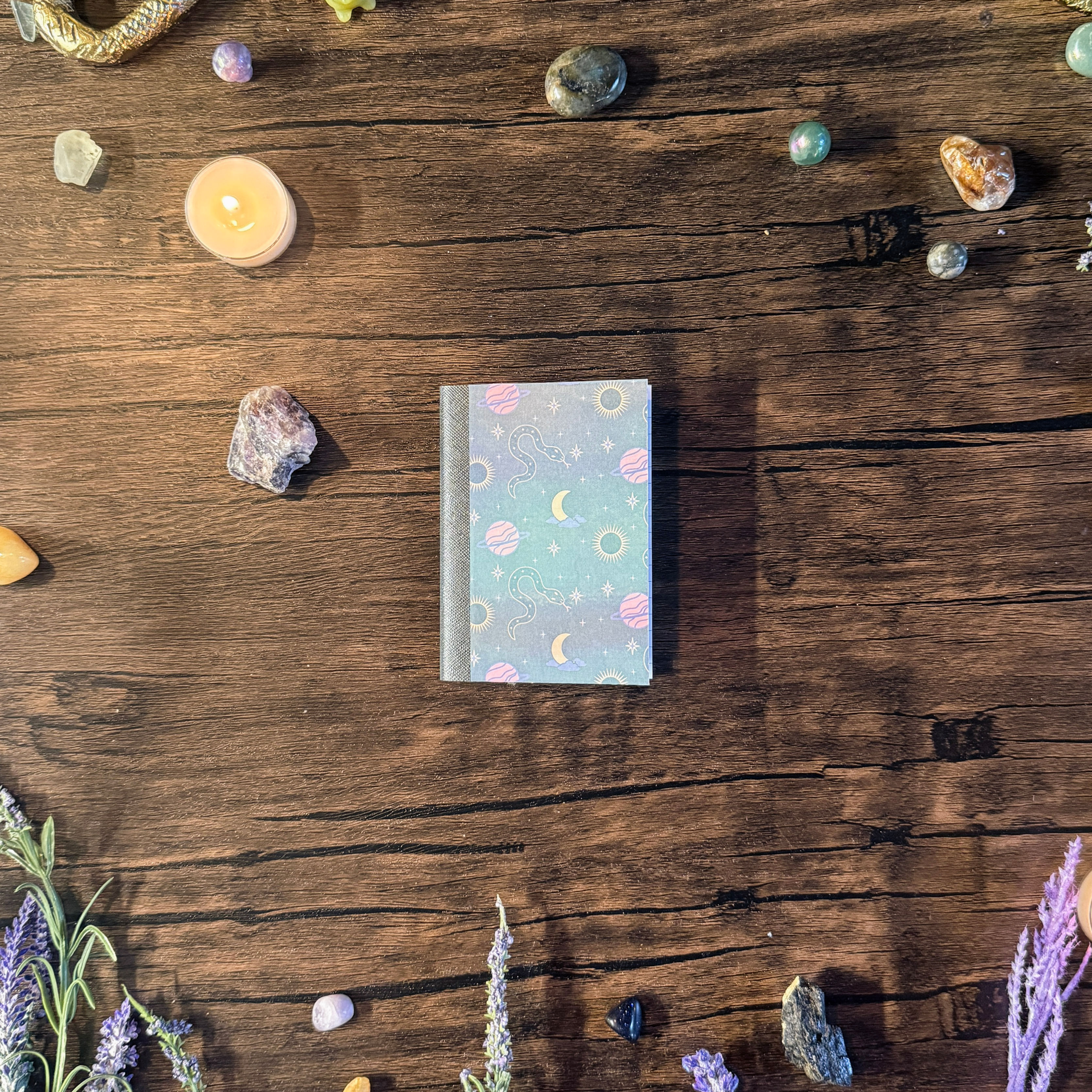 Cosmic Snake Mini Notebook